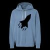 Unisex Garment-Dyed Lightweight Fleece Hooded Sweatshirt Thumbnail