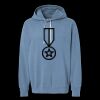 Unisex Garment-Dyed Lightweight Fleece Hooded Sweatshirt Thumbnail