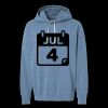 Unisex Garment-Dyed Lightweight Fleece Hooded Sweatshirt Thumbnail