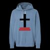 Unisex Garment-Dyed Lightweight Fleece Hooded Sweatshirt Thumbnail