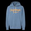 Unisex Garment-Dyed Lightweight Fleece Hooded Sweatshirt Thumbnail