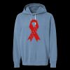 Unisex Garment-Dyed Lightweight Fleece Hooded Sweatshirt Thumbnail