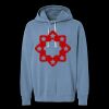 Unisex Garment-Dyed Lightweight Fleece Hooded Sweatshirt Thumbnail