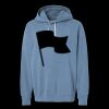 Unisex Garment-Dyed Lightweight Fleece Hooded Sweatshirt Thumbnail