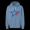 Unisex Garment-Dyed Lightweight Fleece Hooded Sweatshirt Thumbnail