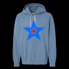 Unisex Garment-Dyed Lightweight Fleece Hooded Sweatshirt Thumbnail