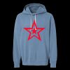 Unisex Garment-Dyed Lightweight Fleece Hooded Sweatshirt Thumbnail