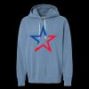 Unisex Garment-Dyed Lightweight Fleece Hooded Sweatshirt Thumbnail