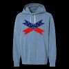 Unisex Garment-Dyed Lightweight Fleece Hooded Sweatshirt Thumbnail