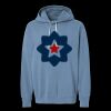 Unisex Garment-Dyed Lightweight Fleece Hooded Sweatshirt Thumbnail