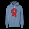 Unisex Garment-Dyed Lightweight Fleece Hooded Sweatshirt Thumbnail