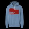 Unisex Garment-Dyed Lightweight Fleece Hooded Sweatshirt Thumbnail